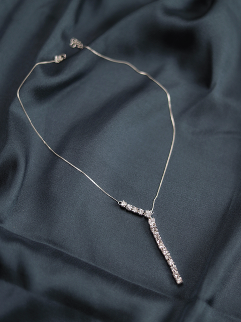 Linear Droplet Necklace