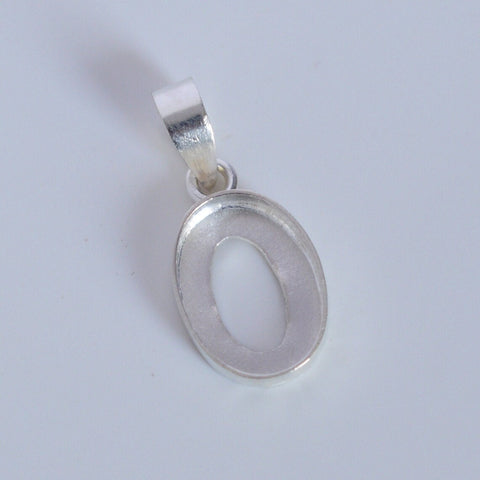Oval Collet for Pendant