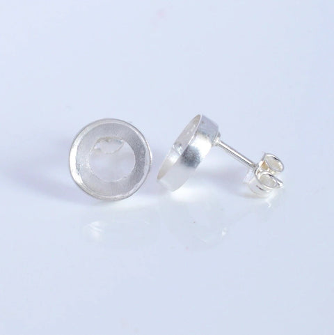 Round Collet for Earrings