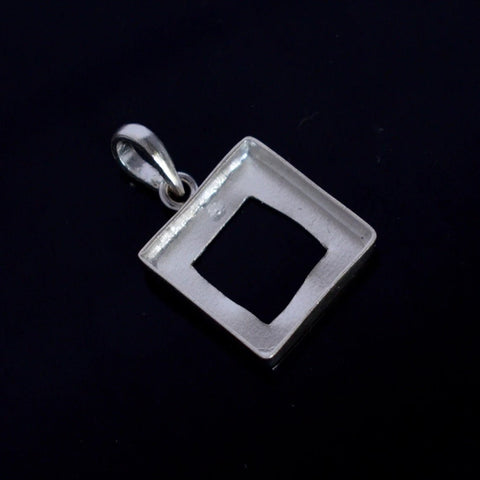 Square Collet for Pendant