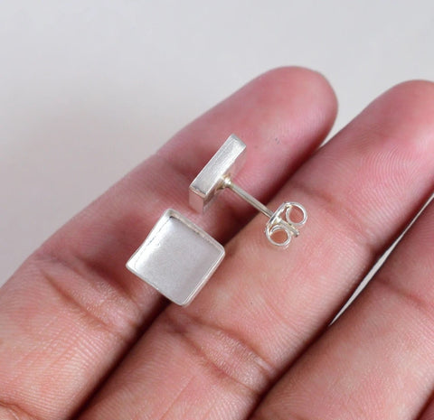 Square Collet for Earrings