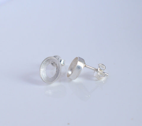 Oval Collet for Earrings