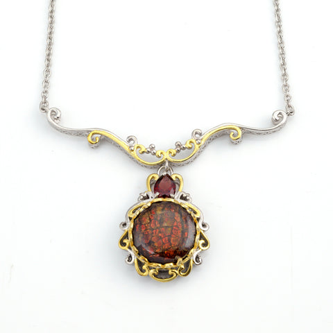 Ammolite Necklace- Vintage