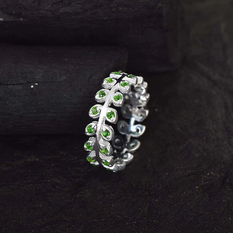 Leaf Eternity Band