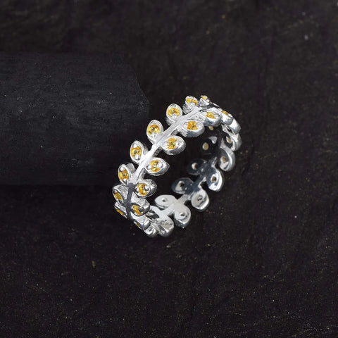 Leaf Eternity Band