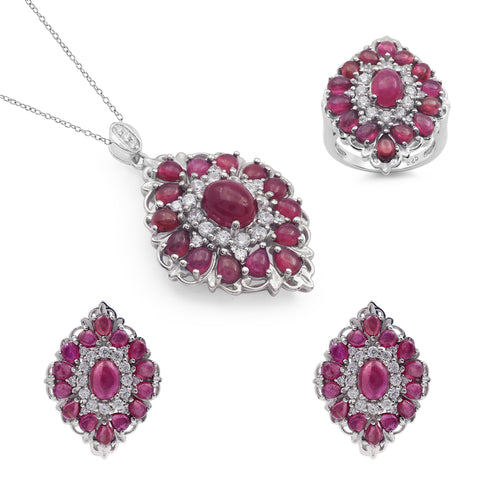 Ruby Gemstone Set