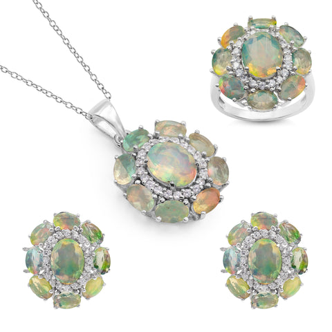 Ethiopian Opal Gemstone Set