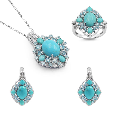 Turquoise Gemstone Set