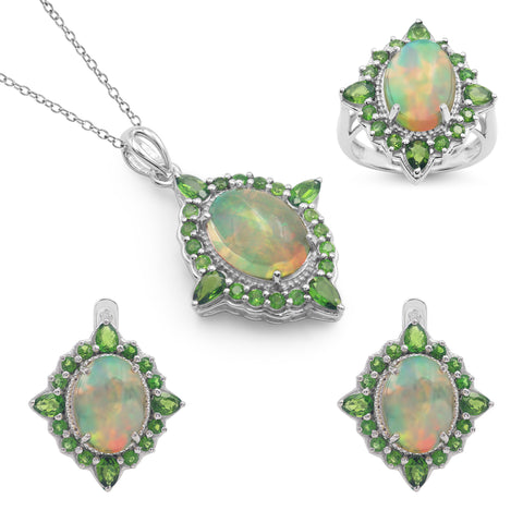 Ethiopian Opal Gemstone Set