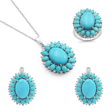 Turquoise Gemstone Set