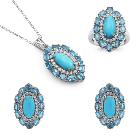 Turquoise Gemstone Set