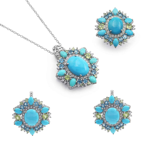 Turquoise Gemstone Set