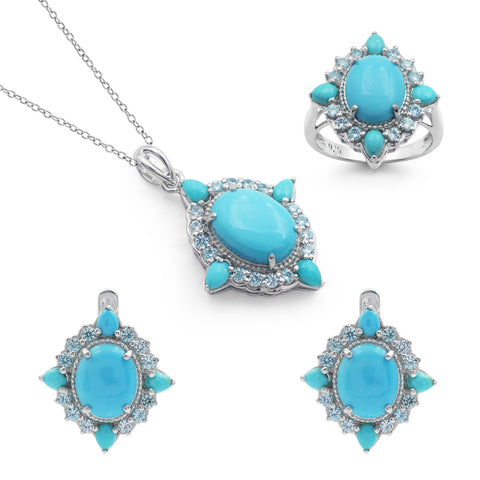 Turquoise Gemstone Set