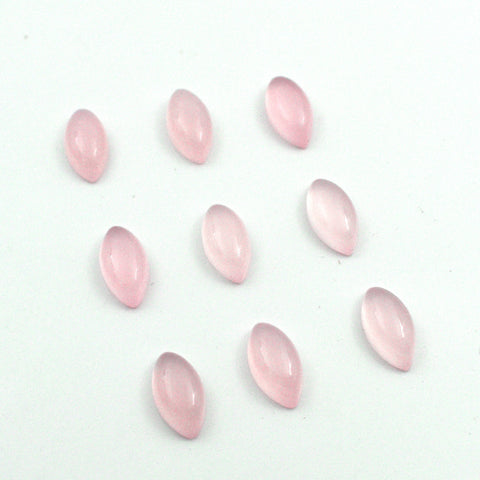 Marquise Rose Quartz Cabochon Gemstone Lot