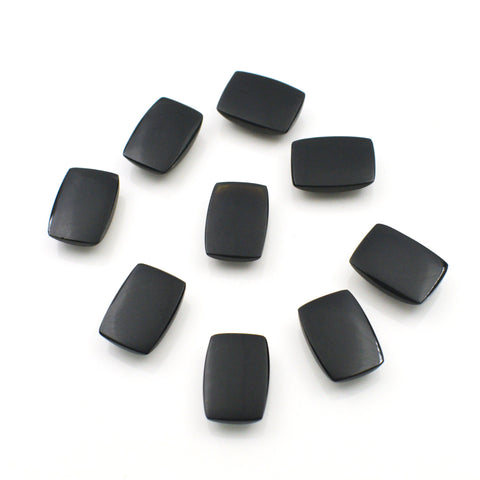 Rectangle Black Onyx Cabochon Gemstone Lot