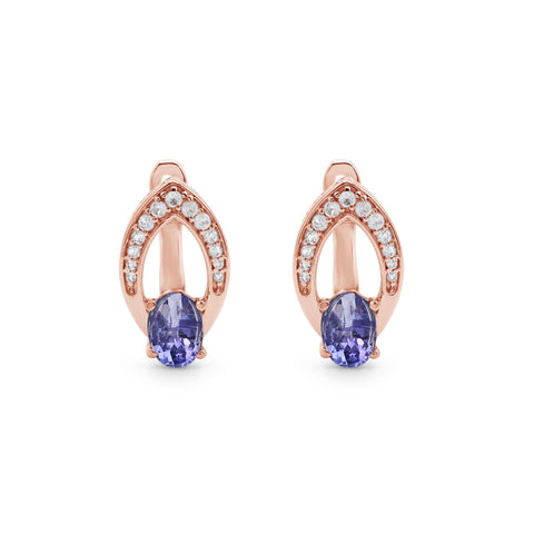 Tanzanite Gemstone Earring