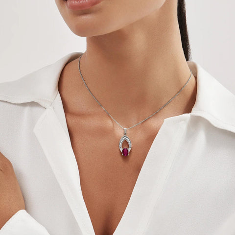 Ruby Gemstone Pendant