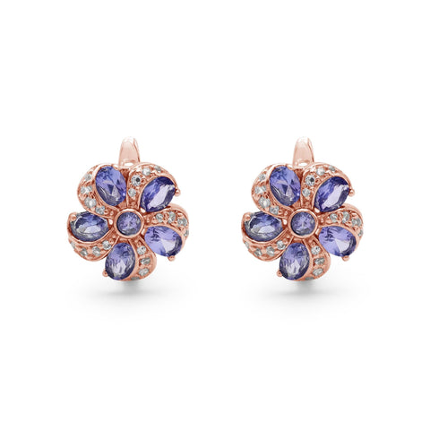 Tanzanite Gemstone Earring