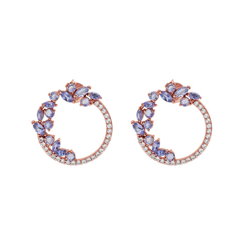 Tanzanite Gemstone Earring