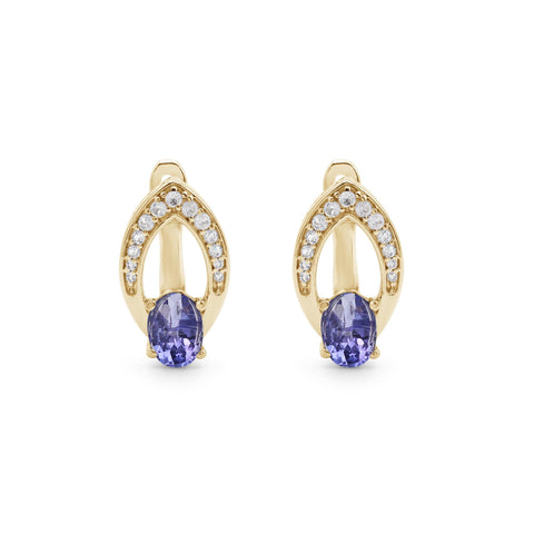 Tanzanite Gemstone Earring