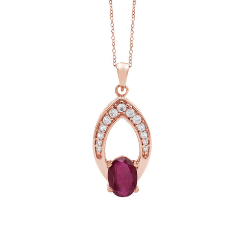 Ruby Gemstone Pendant