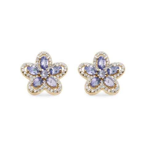 Tanzanite Gemstone Earring