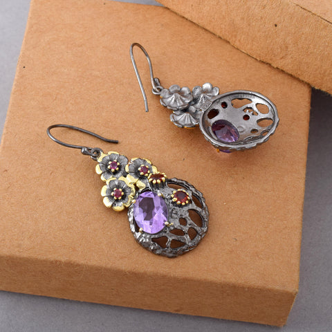 Amethyst Gemstone Earring