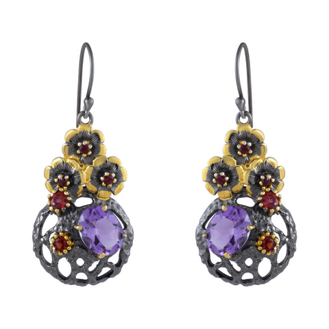 Amethyst Gemstone Earring