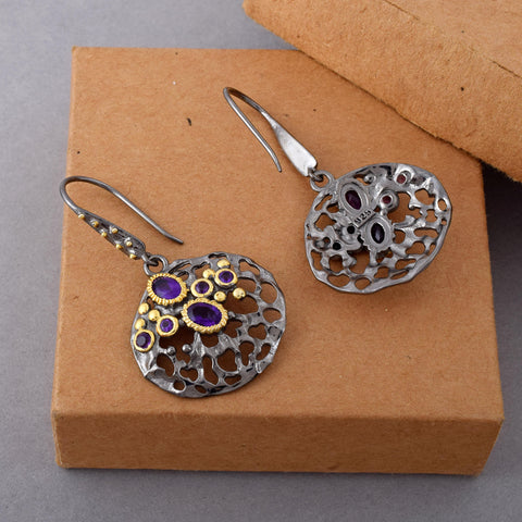 Amethyst Gemstone Earring