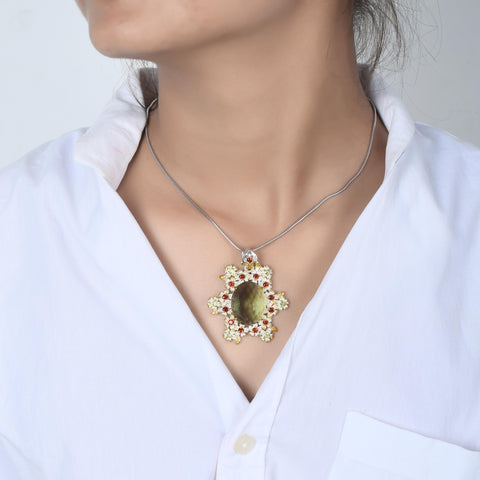 Citrine Gemstone Pendant