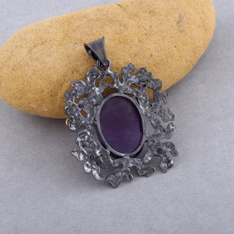 Amethyst Gemstone Pendant