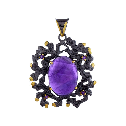 Amethyst Gemstone Pendant