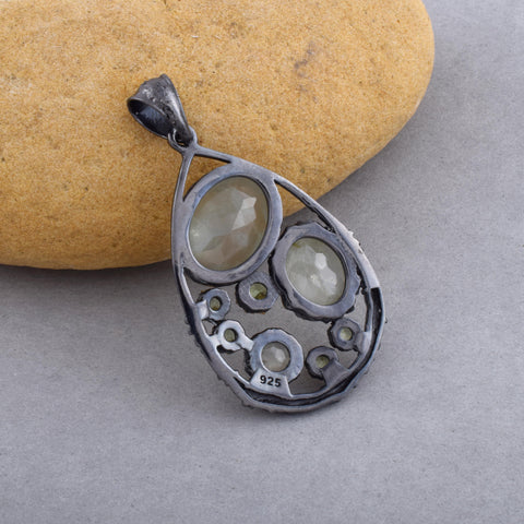 Prehnite Gemstone Pendant