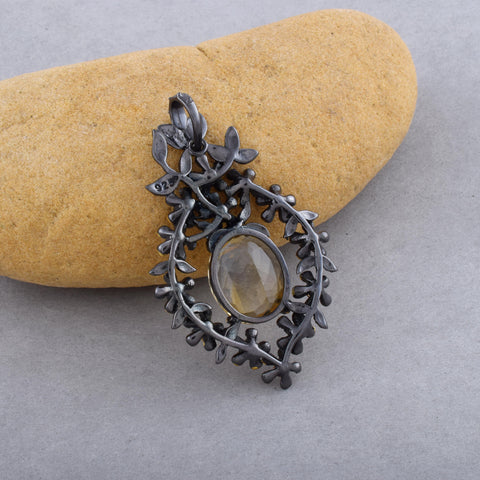 Citrine Gemstone Pendant