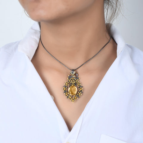 Citrine Gemstone Pendant