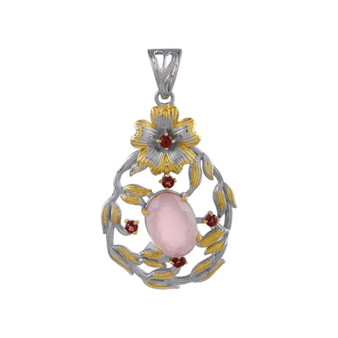 Rose Quartz Gemstone Pendant