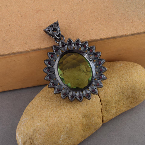 Prehnite Gemstone Pendant