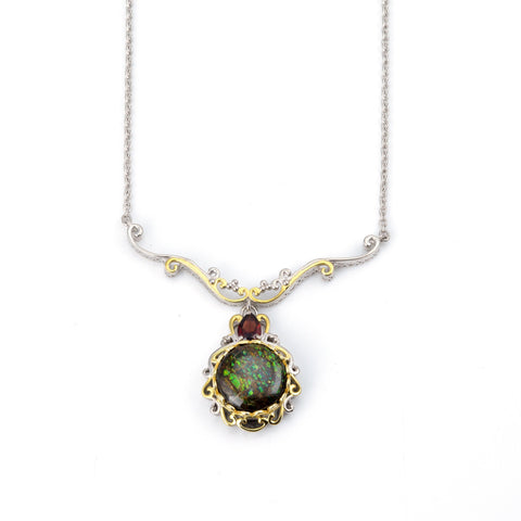 Ammolite Necklace- Vintage