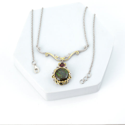 Ammolite Necklace- Vintage